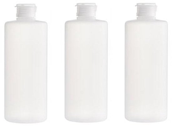 Dailygoods- Knijpfles Lekvrij - 3 Stuks - 100 ml - Plastic - Hervulbaar - Flip Cap - Reizen - Reisset