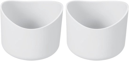 Dailygoods- Silicone Beschermhoes Set van 2 - Antislip Fleshouder - Accessoires voor Onregelmatige Bekers - Duurzaam Silicoon - 6 x 5 x 0.3 cm - Eenvoudig te Reinigen - Fleshoes