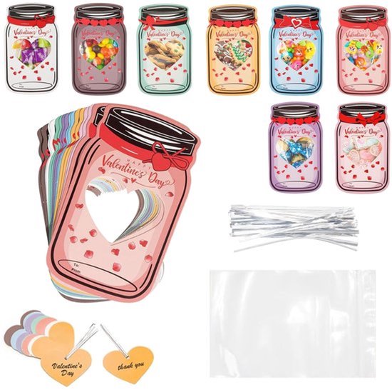 Dailygoody - Happy Day Candy Kaarten - Grappige Mason Jar Kaarten