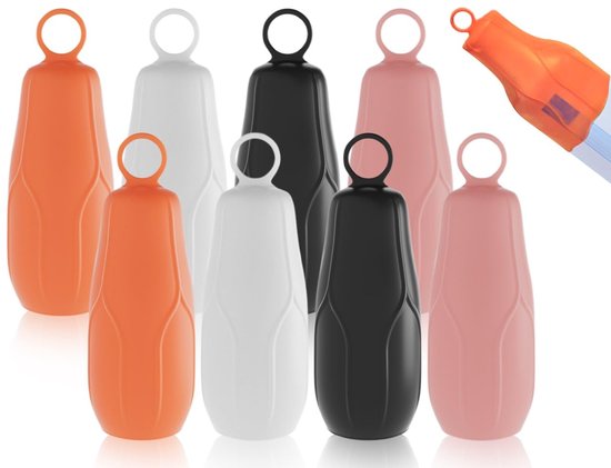 Dailygoody - Travel Bottle Covers - Silicone - Lekvrij - 8 Stuks - Reusable - Geschikt voor Reizen - Diverse Kleuren