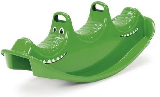Dantoy Schommelwip Krokodil Groen: 106 X 38 X 41 Cm van Merkloos