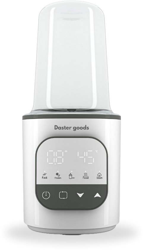 Daster goods® Premium Elektrische Flessenwarmer - 10in1 Baby Flesverwarmer - Warmhouden - Ontdooien - Steriliseren - Wit - Geschikt voor Alle Babyflessen van Daster goods®