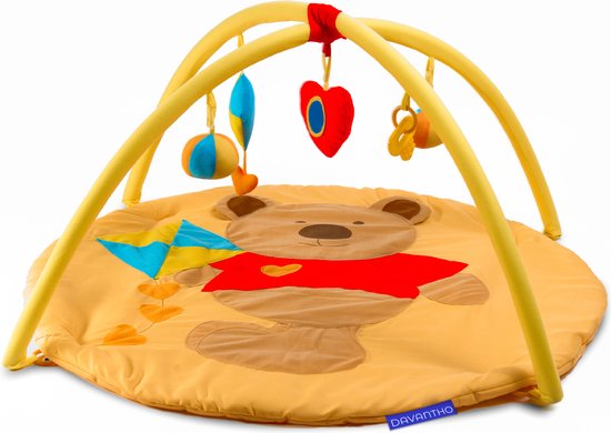 Davantho Babygym - Speelmat - Speelkleed - Activiteiten kleed - Kraamcadeau - Speelgym - Playgym - 3 Delige set van Merkloos