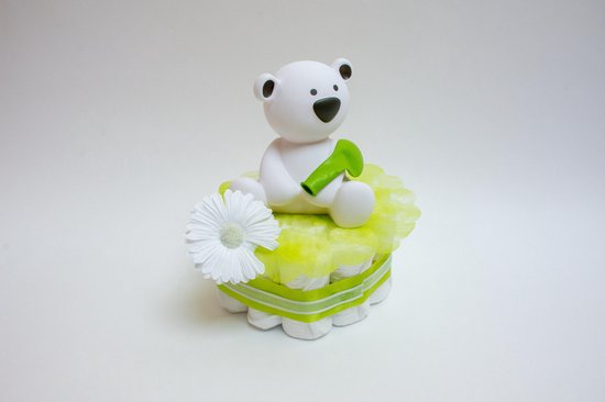 De Zoetebekjes - Luiertaart - Kraamcadeau - De Dagdromer - Groen van De Zoetebekjes