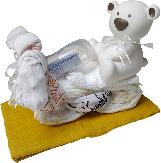 De Zoetebekjes - Luiertaart - Sleesloeber - Geel van De Zoetebekjes