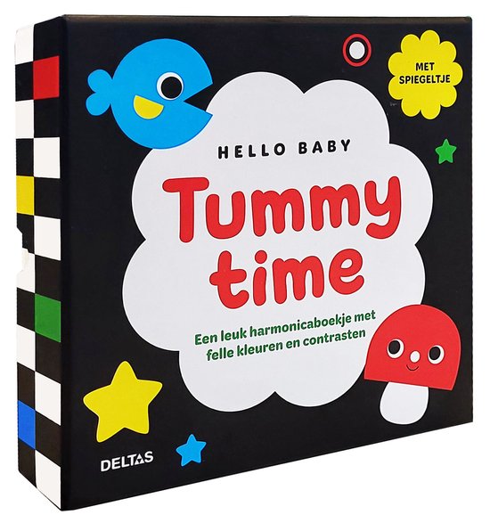 Deltas Babyboek - Hello Baby Tummy Time - Met Spiegeltje van Deltas