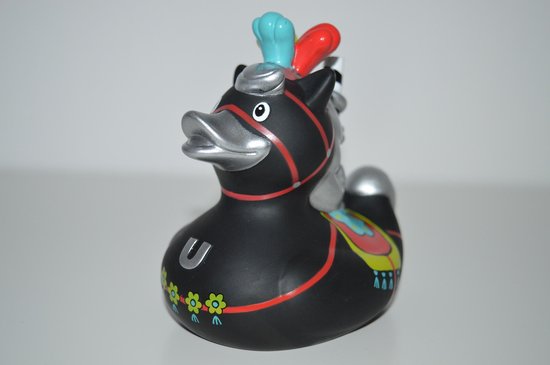 DELUXE CAROUSEL HORSE DUCK - Draaimolen kermispaard badeend van BUDDUCK van Deluxe