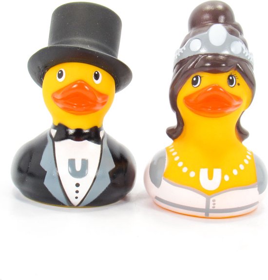 DELUXE MINI BRIDE & GROOM DUCK SET van Deluxe