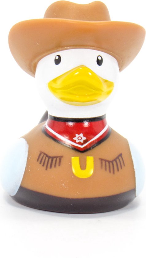 Deluxe Mini Cowboy Duck van Bud Duck: Mooiste Design badeend ter Wereld van Deluxe