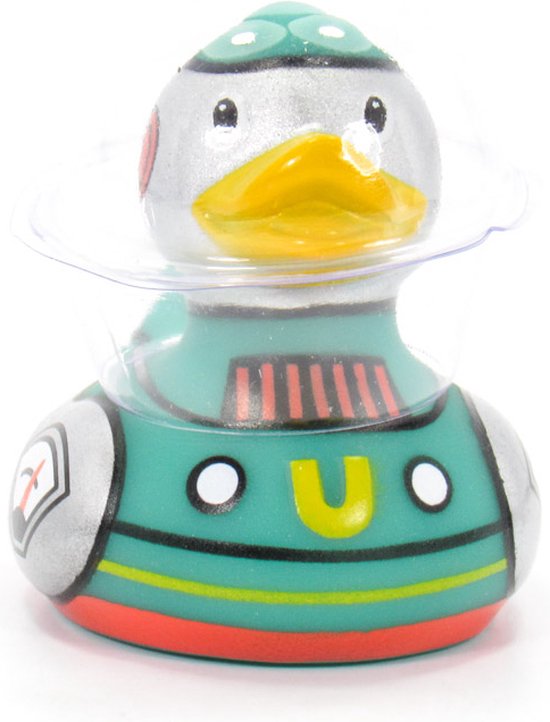 Deluxe Mini ROBOT Duck van Bud Duck: Mooiste Design badeend ter Wereld van Deluxe