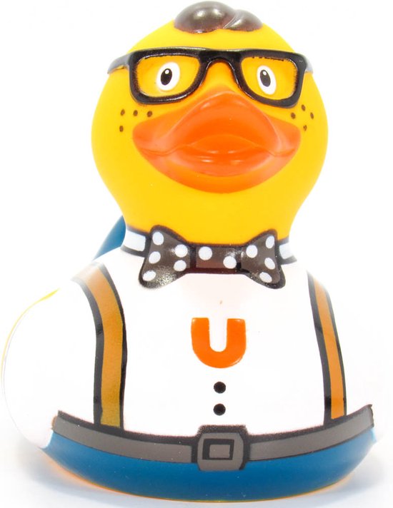Deluxe NERD Duck van Bud Duck: Mooiste Design badeend ter Wereld van Deluxe