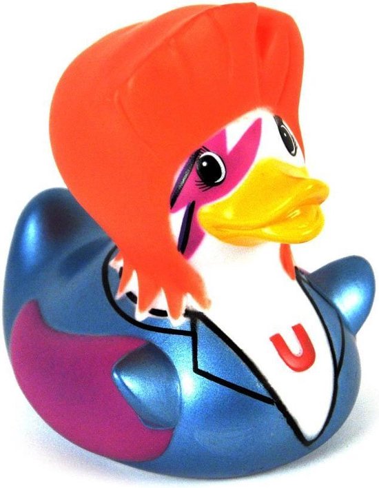 Deluxe ZAG DUCK david bowie ziggy stardust Duck van Bud Duck: Mooiste Design badeend ter Wereld SPECIAL EDITION 2017 2018 10CM van Deluxe