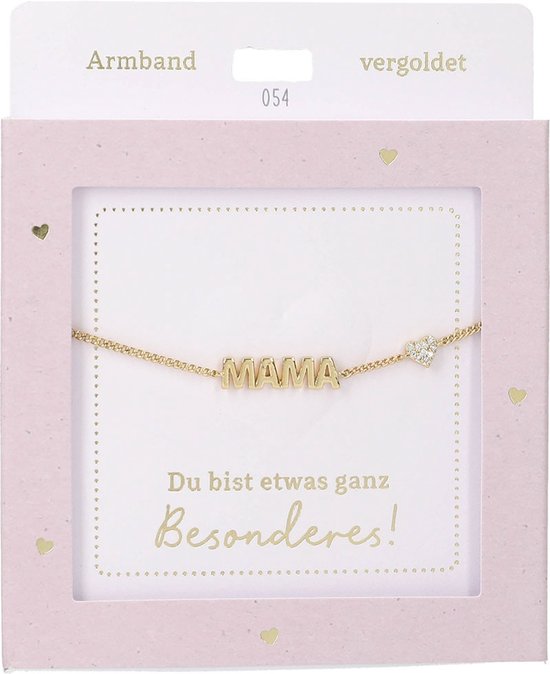 Depesche armband goud Mama cadeau voor meisjes en dames.