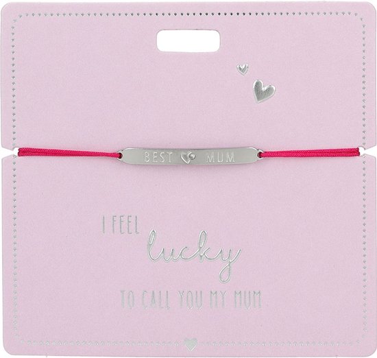 Depesche moeder cadeau knuffel tekst cadeau voor mama. van Merkloos