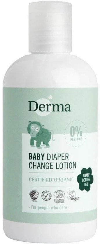 Derma Eco Baby Luierwissel lotion 250 Milliliter van Merkloos