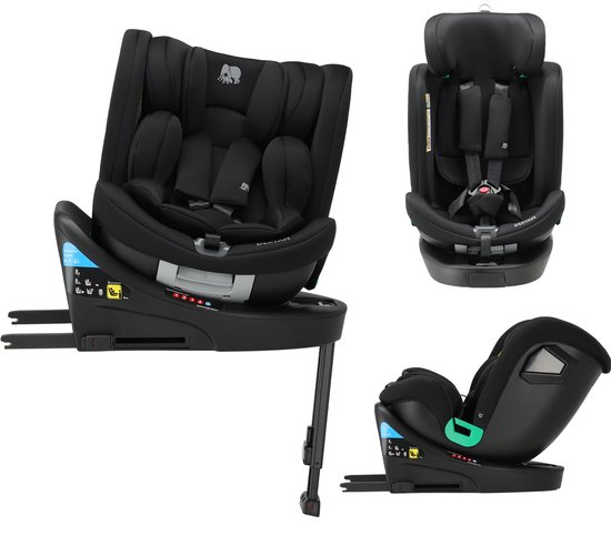 Deryan Chase Luxe i-Size Autostoeltje - 0-36kg - Isofix - steunpoot - 360° draaibaar van Merkloos