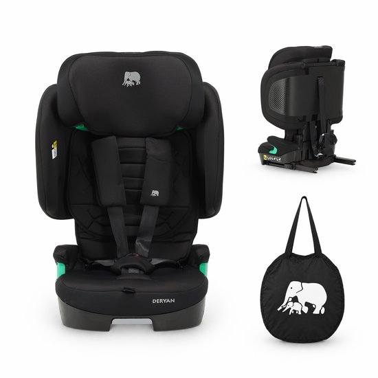 Deryan Cleo Autostoel 76-150 cm - Kinderzitje met Isofix - Opvouwbaar