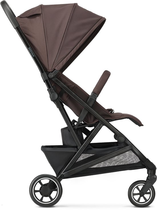 Deryan Easy2 Buggy - Lichtgewicht - Compact - Inklapbaar - Chocolade van Merkloos