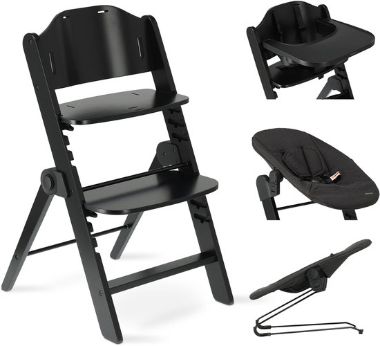 Deryan Odin Luxe Kinderstoel Met Bouncer - Donker Grijs van Merkloos