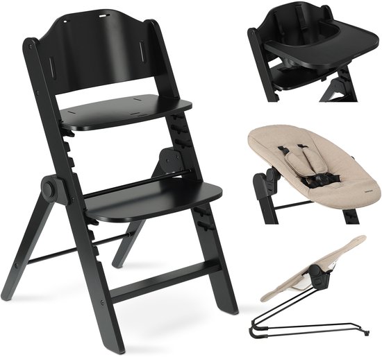 Deryan Odin Luxe Kinderstoel Met Bouncer - Nougat van Merkloos