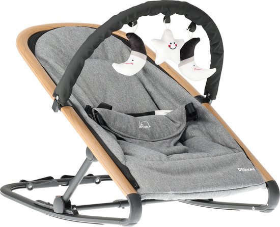 Deryan Rocker Wipstoel - Luxe 2-in-1 - Graphite