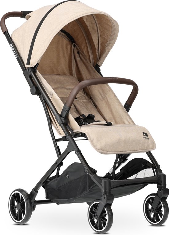 Deryan Rolo Luxe Lichtgewicht Buggy - Nougat van Deryan