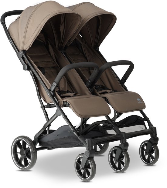 Deryan Rolo X2 XL Duo Buggy - 2 persoons - Compact & Licht - Hazel van Merkloos