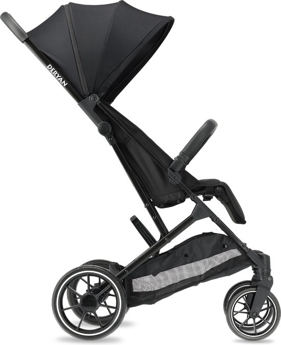 Deryan Rolo XL Luxe Lichtgewicht Buggy - Zwart van Deryan