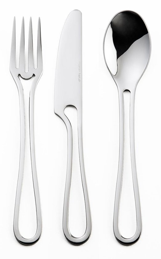 Design Kinder Bestek Glimmend Outline Cutlery van Desi
