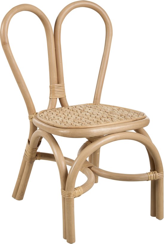 DESIMI - Kinderstoel - Natuurlijk - Rotan van Merkloos