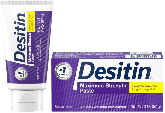 Desitin Maximum Strength Baby Diaper Rash Cream - 57g van Merkloos
