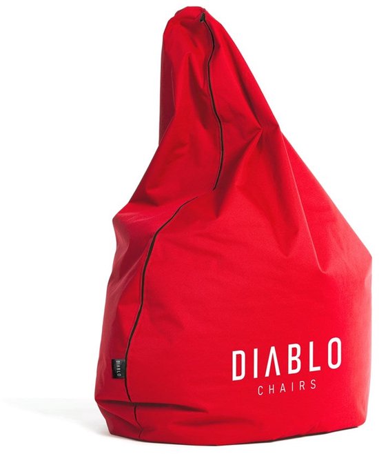 Diablo Chairs - Gaming Zitzak - Rood - XXL Formaat - Ergonomisch (110x110cm) van DIABLO CHAIRS