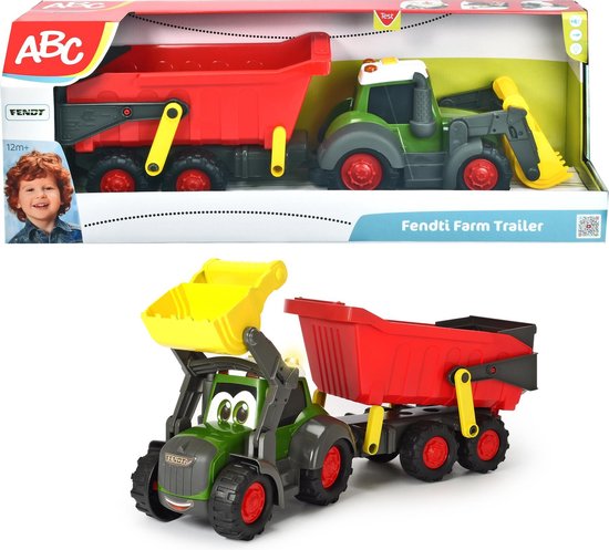 Dickie Toys ABC Fendti Farm Trailer 65 cm  -Licht & Geluid - Speelgoedvoertuig van Merkloos