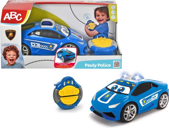 Dickie Toys ABC IRC Pauly Politie 27 cm - Bestuurbare auto van Dickie Toys