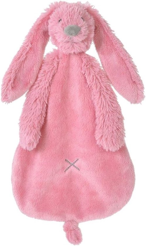 Diep Roze Knuffeldoekje Konijn - 25 cm - Zacht en Duurzaam Knuffelartikel voor Kinderen