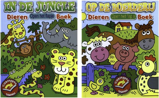 Dieren kartonboek met flapjes van Carry Slee