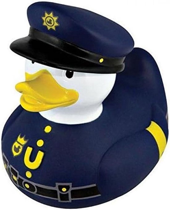 Dierenfiguren Bad Eend - Draak Bad Speelgoed - Baden en Spelen - BPA-vrij Materiaal - 11 cm - Geel van Merkloos