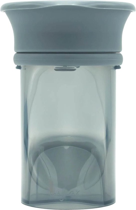 Difrax - 360 graden beker - Anti lek - 250ml - Stone van Difrax