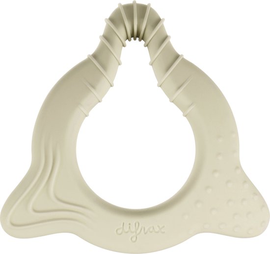 Difrax - Bijtring 3 in 1 - Grijs - 3+ maanden van Difrax