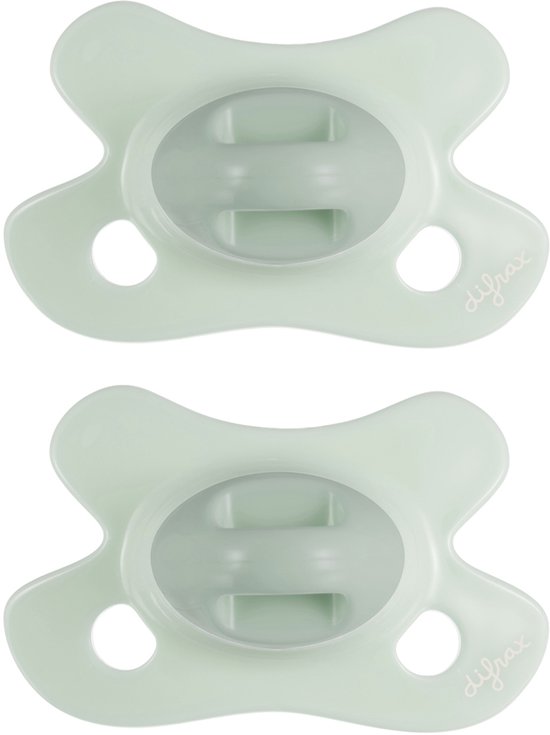 Difrax Dental Fopspeen - Lichtgroen - Newborn van Difrax