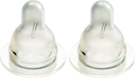 Difrax Flessenspeen Natural - Maat Large - 2 stuks van Difrax