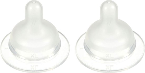 Difrax Flessenspeen Papspeen Wide/Breed - Maat XL - 1 stuk van Difrax