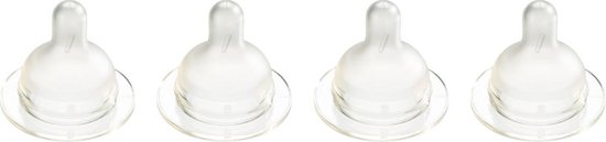 Difrax Flessenspeen Wide - Maat Small - 4 stuks van Difrax