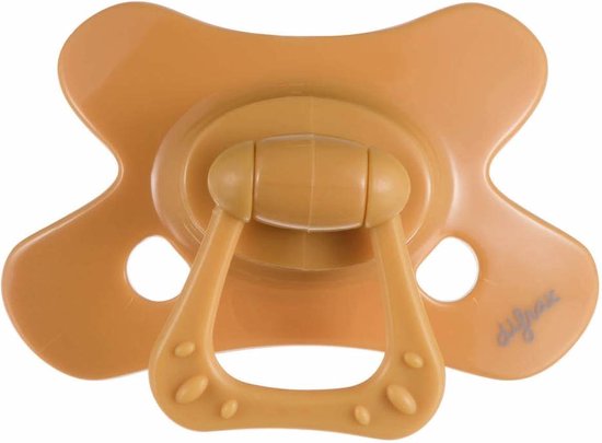 Difrax Fopspeen - Dental & Pure - 6+ Maanden - Honey van Difrax