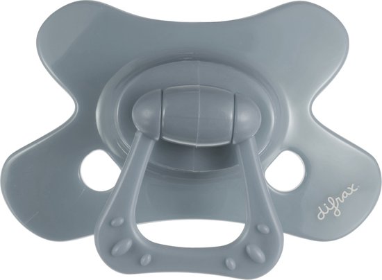 Difrax Fopspeen - Natural - 6+ maanden - Siliconen - Stone - 1 stuk van Difrax