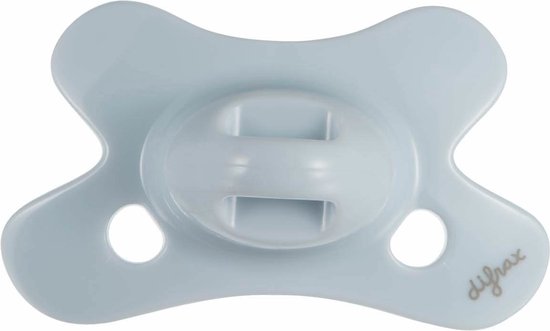 Difrax Fopspeen - Natural & Pure - 0/6 Maanden - Ice van Difrax