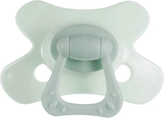 Difrax Fopspeen Uni Edelsteen Green Jade Naturel 6mnd+ van Difrax