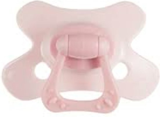 Difrax Fopspeen Uni Edelsteen Pink Opal Naturel 6mnd+ van Difrax