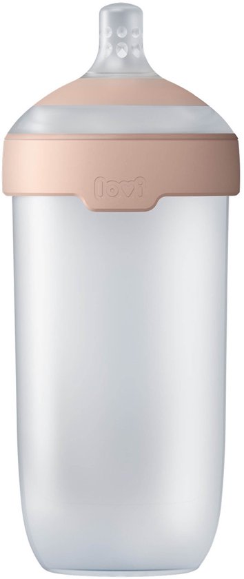 Difrax LOVI Dynamische Mammafeel Babyfles - 330 ml - Pink - 1 Stuk van Merkloos