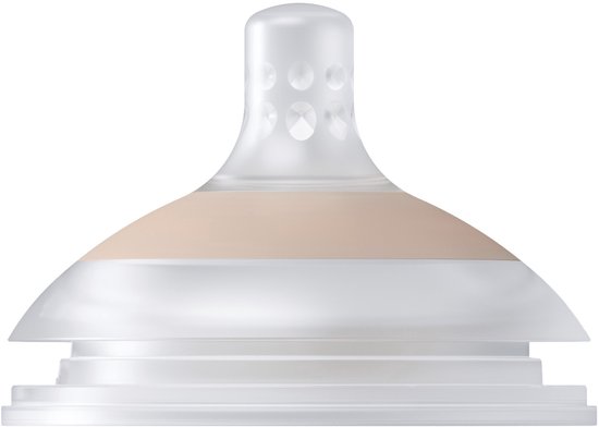 Difrax LOVI Mammafeel Dynamische Flessenspeen - 6+ Maanden - Cross Cut- 1 Stuk van Merkloos